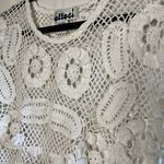 American Vintage Vintage Hand Knit Crochet Cottagecore Sweater Photo 5