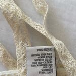 American Rag  Cie Women’s Cream Long Sleeve Knit Sweater W/ Lace Back Size M Photo 5