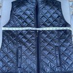 Chico's  black metallic puffer vest size 3 (equivalent to XL) Photo 4