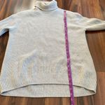 J.Crew  Cotton Cashmere Oversized Turtleneck Long Tail Knit Sweater Photo 8