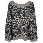 easel NWT  Los Angeles Animal Print Long Sleeve Hacci Knit Top Size 3X Leopard‎ Photo 5