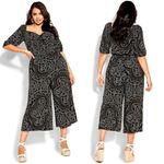 City Chic New! Bora Bora Jumpsuit - black, size 24 Photo 1
