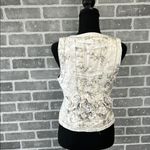 Anthropologie  Tiny Duck Floral Print Ruffled "Tussle And Bustle Vest" Top Size 0 Photo 4