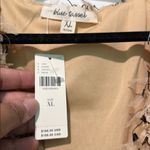 Anthropologie Anthropolgie BLUE TASSEL SLEEVELESS V-NECK TEXTURED MINI DRESS, size XL Photo 4