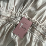 Storia NWT Champagne Plunge Neck Silky Top Photo 1