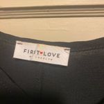 First Love Women’s First Live Black Top. Size 1X Photo 2