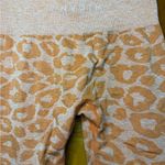 NVGTN  Seamless Leopard Print Leggings Orange High Waist size M Photo 1