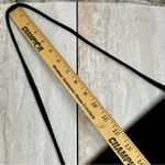 Liz Claiborne Vintage 90s Black Leather Shoulder Bag Minimalist Working Girl Photo 7