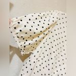 A New Day  Black and White Puff Sleeve Mini Wrap Dress 2X Photo 8