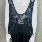 Victoria's Secret Nwt  Vintage silky sheer short sleeve shirt pajama set medium b Photo 6