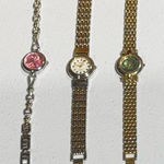 Lot of 3 Mixed Ladies Quartz Wrist Watches Photo 0
