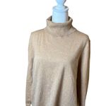 Talbots Tan Turtleneck Sweater Size X Casual Classic Neutral Minimalist Office Photo 1