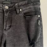 Silver Jeans Black Aiko Skinny Distressed Lace Jeans Size 29/29 Photo 4