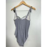 Bond Eye Swimsuit Womens Australia Shaping Striped One Piece Swimwear Size 8 White Photo 6