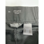 Vera Wang Womans Simply Pullon Pants Skinny Midrise Medium Black Elastic Waist Photo 3