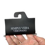 Vera Wang Simply Vera  yellow gold rhinestone sphere chain 15 inch necklace NEW Photo 3