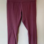 Lululemon Align II Leggings 6 Maroon Athleisure Gym Yoga Running High Waist Pink Photo 0