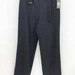 Vince Camuto mood indigo rich black high waisted wide leg chic career size 12 Photo 0