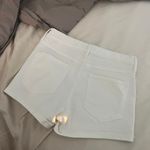 Banana Republic High Rise 3’’ White Jean Shorts Photo 2