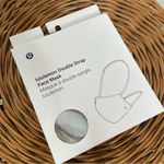 Lululemon  Face Mask Double Strap‎ Gray NEW Breathable Photo 0