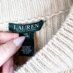 Ralph Lauren Lauren Wool Blend Faux Wrap Poncho L/XL Tan Photo 4