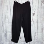 Talbots  NWT Size 16 Classic Black 100% Silk Dress Pants Photo 1
