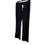 Anthropologie  Essential Crop Flare Pants Black Stretch Knit Size S NWT Photo 3