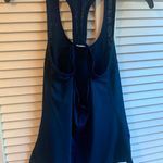 Blue Lace Athletic Tank With Keyhole Back Size M Photo 2
