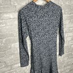 Parker Blue Leopard Print Dress Photo 7