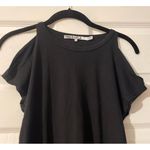 Pam & Gela ‎ Women's Shoulder Cut Out sleeveless  Black Shirt Photo 1