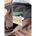 Ralph Lauren swimsuit One Piece Brown & White Halter 10 Photo 2