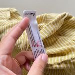 Eileen Fisher  100% Organic Linen Boxy Ballet Tee Women’s Size L Large Yellow Top Photo 6