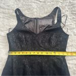JAYGODFREY Size 8 Black Brocade Back Zip Scoop Neck Mini Dress LBD cocktails Photo 8