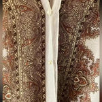 Boho poncho/ summer swim cover up New one size fits most White Photo 3