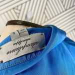 Adam Lippes  Adam Plus Eve Shirt Dress Sleeveless Mini Button Tie Blue Size 6‎ Photo 9