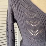 Boutique  Purple Knitted Cropped Buttoned Cardigan Photo 1