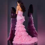Jovani  Strapless Ruffle Tiered Gown D5114 Photo 4