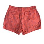 Magellan outdoors Magellan Women's Shorts Sz 2 Coral Sail Boat Print Chino Nautical Beach Resort Photo 2