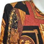 Vintage 80s Orange Rust Cropped Blazer Structured Jacket Shoulder Pads Size M Size M Photo 2