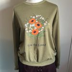 Romwe New Positive Affirmation Graphic Print Lightweight Pullover Sweatshirt Photo 10