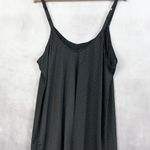 True Desire Womens Nightgown 2X Stretch Polka Dot Slip Dress Sleepwear Goth Glam Black Photo 2