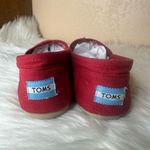 Toms Classic Canvas Red Slip On Shoes Size 8.5 Photo 5