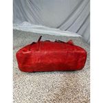 Juicy Couture Vintage Cherry Red Leather Shoulder Bag Large Women's Photo 7