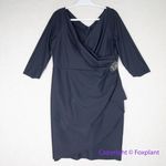 Alex Evenings New!  Compression Collection Surplice Sheath‎ Dress, size 16 Photo 2