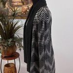 Gap Women Medium Sleeveless Shawl Collar Cardigan Open Front Medium Wave Print Photo 3