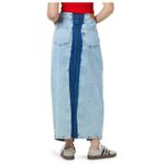Noisy May rinna colorblock front slit denim midi skirt Size XS Photo 1