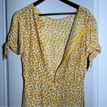 Faithfull the Brand Faithful the Brand • Mini Dress • White Yellow Floral Print • Daphne • Size M/6 Photo 13