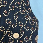 Vintage 1990s Black/Brown Beaded Cropped Vest Size M Black Size M Photo 5