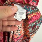 Old Navy  Maxi Dress XXL Pink Floral Patchwork Sundress Pockets Boho Hippie Photo 5