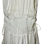 Ramy Brook  striped white metallic mini dress S Photo 4